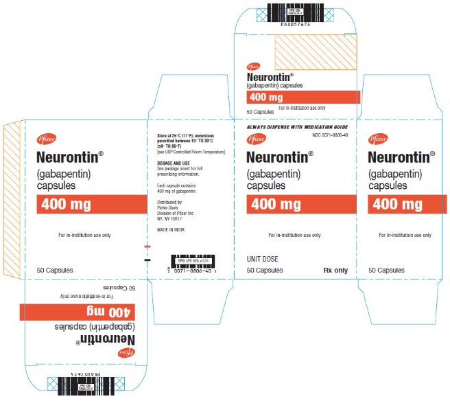 PRINCIPAL DISPLAY PANEL - 400 mg Capsule Blister Pack Carton