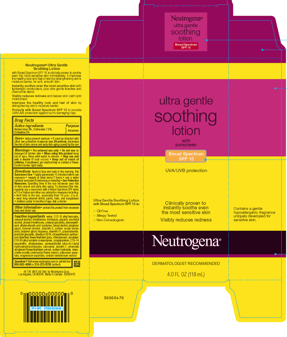 Neutrogena Ultra Gentle Soothing Sunscreen Broad Spectrum Spf15 while Breastfeeding