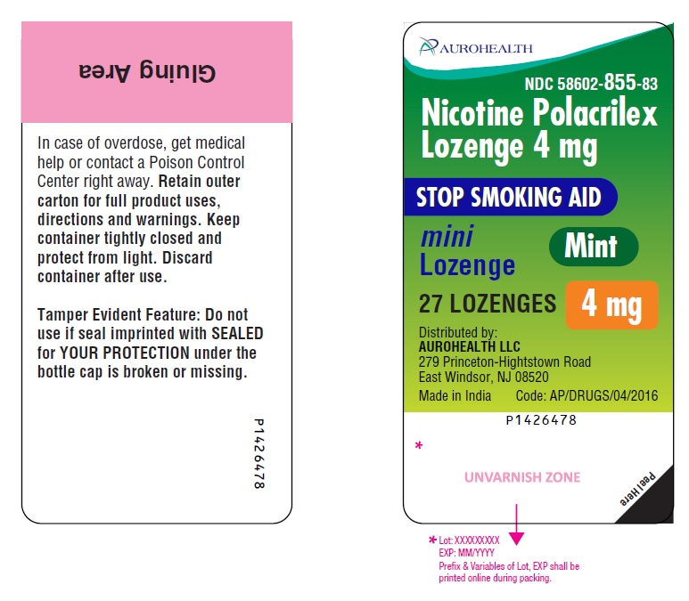 PACKAGE LABEL.PRINCIPAL DISPLAY PANEL - 4 mg (27 Lozenges, Container Label)