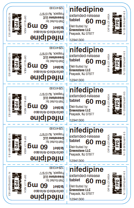 Principal Display Panel - 60 mg Blister Pack