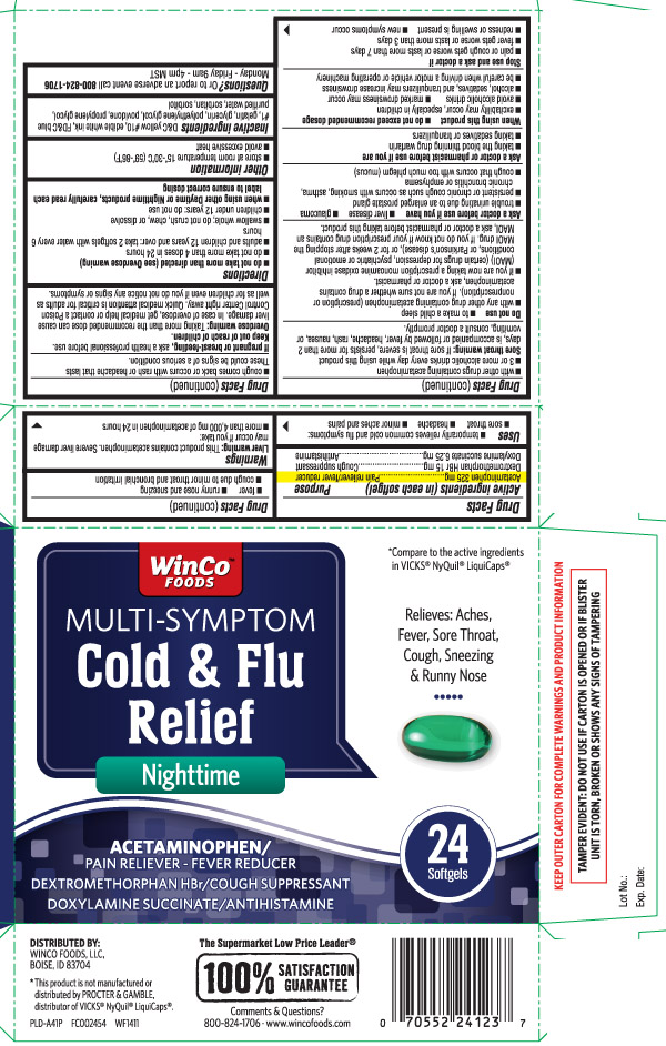 Cold And Flu Relief Multi Symptom Nighttime while Breastfeeding