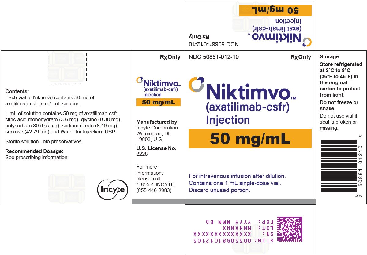 NIKTIMVO 50 MG/ML CARTON