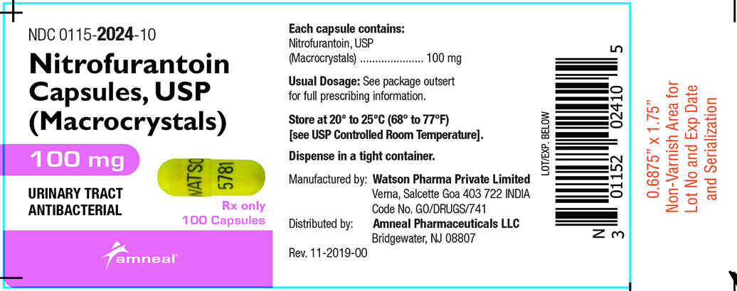 100 mg Goa label