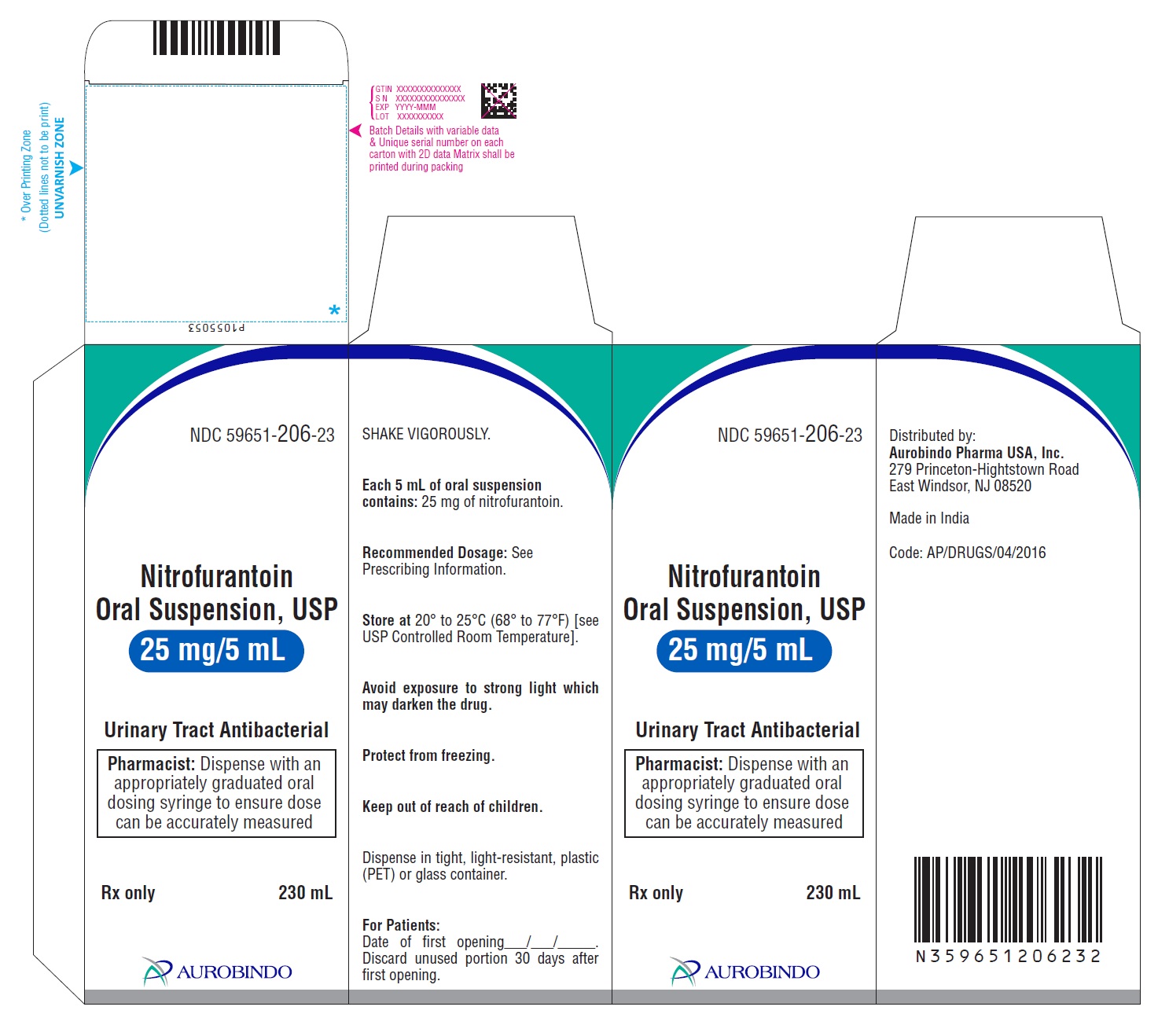 PACKAGE LABEL-PRINCIPAL DISPLAY PANEL - 25 mg/5mL (230 mL Carton Label)