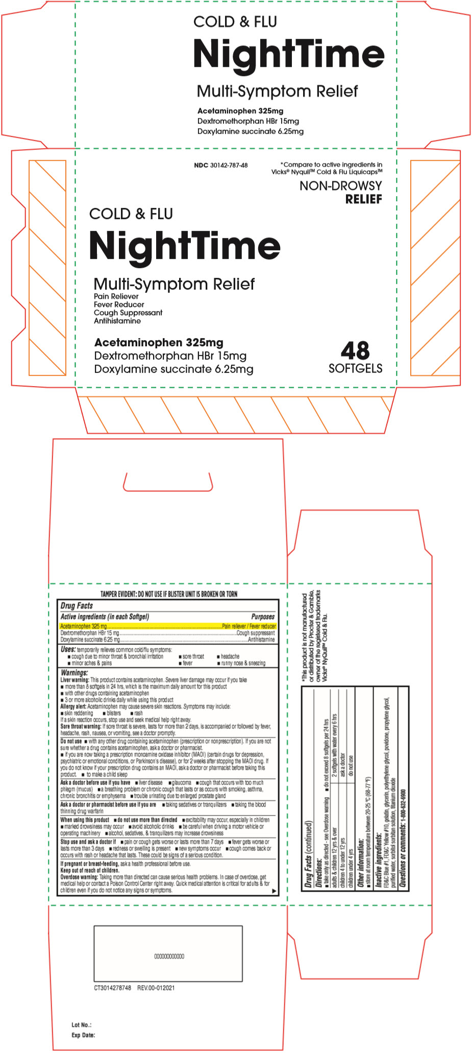 PRINCIPAL DISPLAY PANEL - 325 mg Capsule Blister Pack Carton