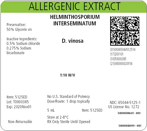 Helminthosporium interseminatum, 5 mL 1:10 w/v Carton Label
