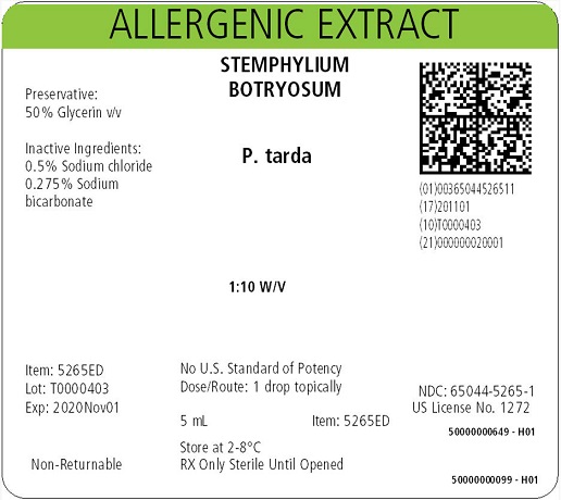 Stemphylium botryosum, 5 mL 1:10 w/v Carton Label
