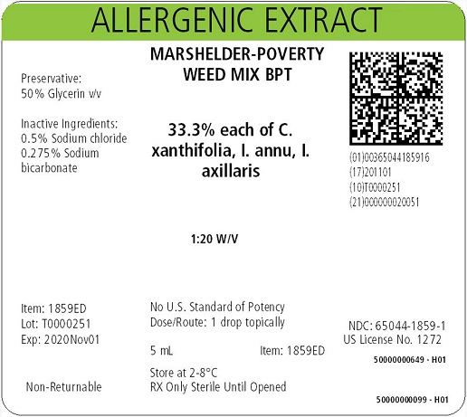 Marshelder-Poverty Weed Mix BPT, 5 mL 1:20 w/v Carton Label