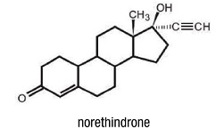 Norethindrone Structure
