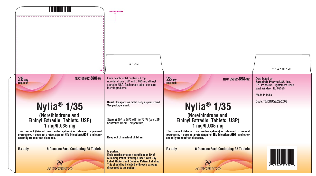 PACKAGE LABEL-PRINCIPAL DISPLAY PANEL - 1 mg/0.035 mg Pouch Carton