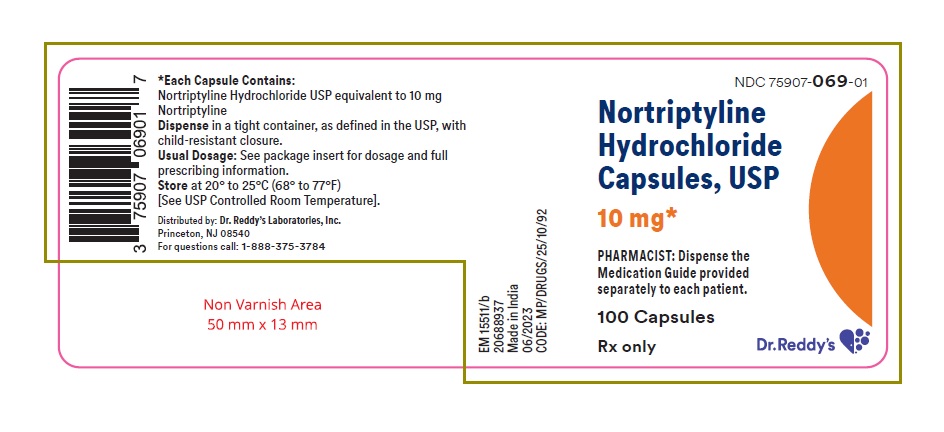 PRINCIPLE DISPLAY PANEL-10 mg Capsule Bottle Label