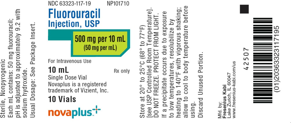 PACKAGE LABEL - PRINCIPAL DISPLAY - Fluorouracil 10 mL Single Dose Vial Tray Label
