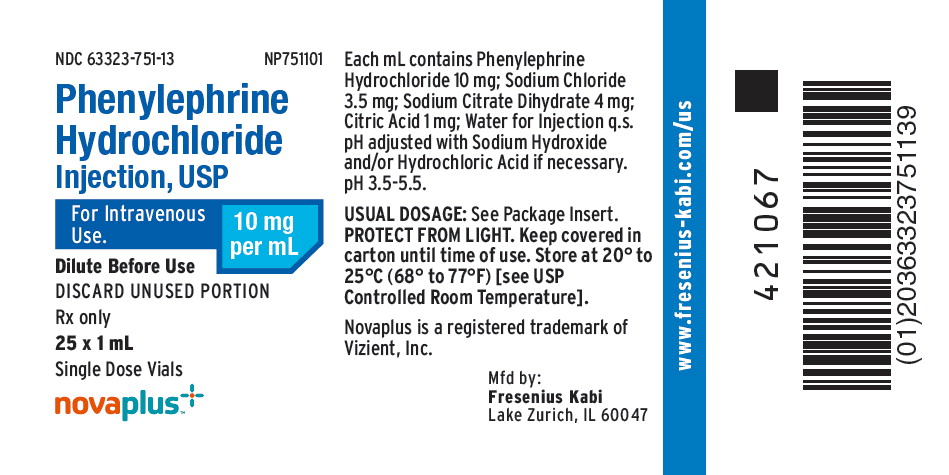 PACKAGE LABEL- PRINCIPAL DISPLAY – Phenylephrine 1 mL Tray Label
