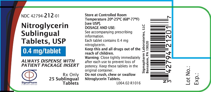 0.4 mg 25 Count Bottle Label