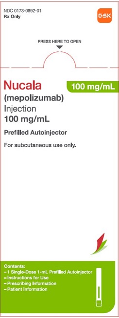 Nucala 100 mg autoinjector carton