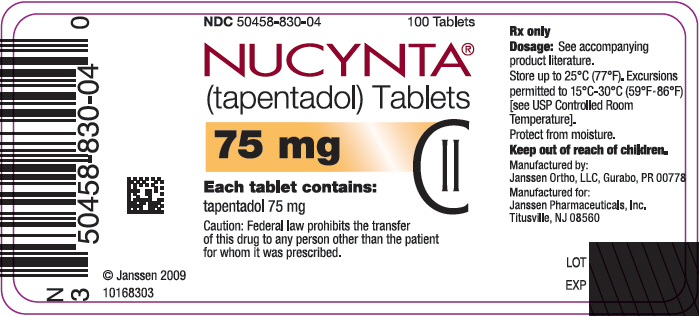 Principal Display Panel - 75 mg Tablet Bottle Label