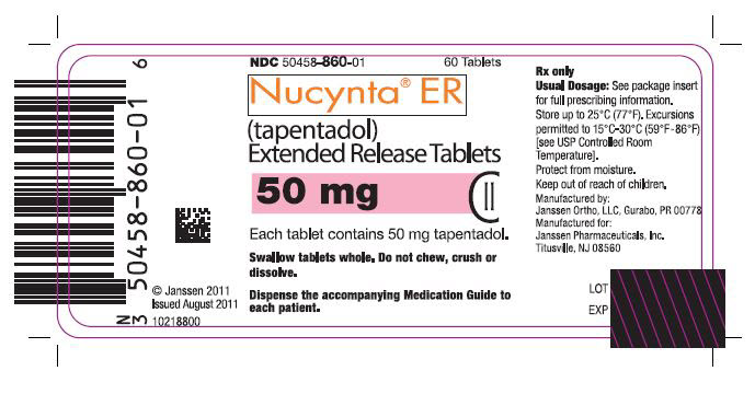 50 mg 60-Count Bottle Label