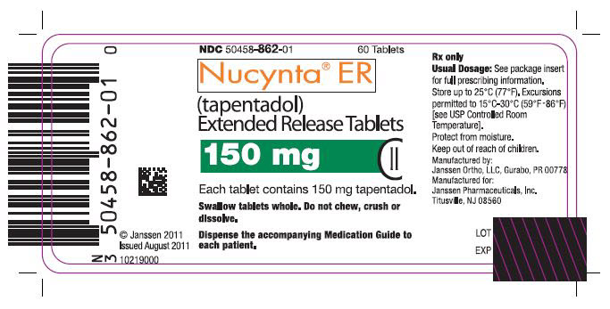 150 mg 60-Count Bottle Label