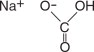 Sodium Bicarbonate Structural Formula
