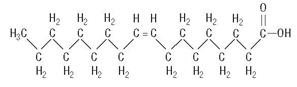 Oleic Acid structural formula