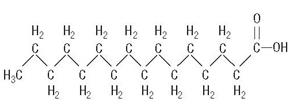 Palmitic Acid structural formula