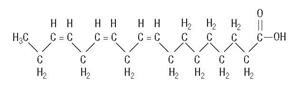 Linolenic Acid structural formula