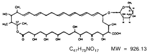 image of nystatin structural formula