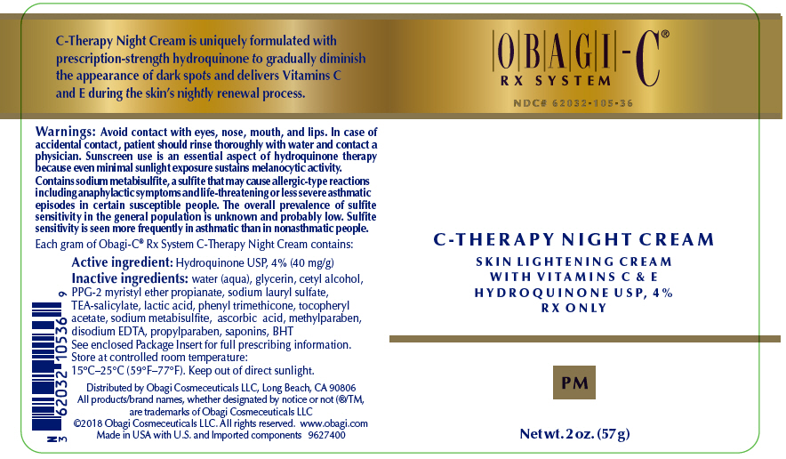 Obagi-c Rx System C-therapy Night | Hydroquinone Cream Breastfeeding