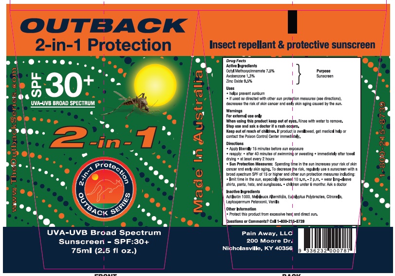 Outback Series 2-in-1 Sunscreen | Octyl Methoxycinnamate,avobenzone And Zinc Oxide Cream Breastfeeding
