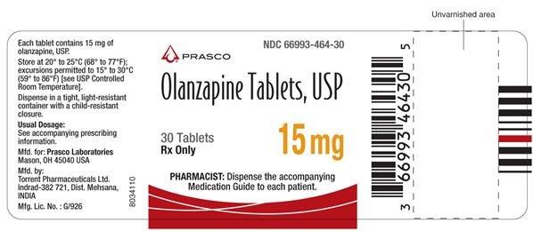 Olanzapine Tablets, USP 15 mg