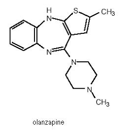 olanzapine structural formula