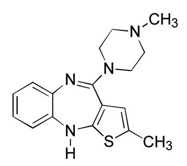 olanzapine-odt-structure
