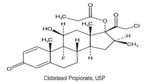 chemical structure of clobetasol propionate