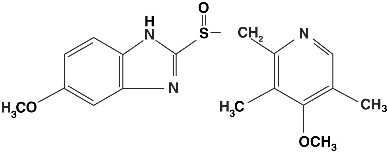 structural formula for omeprazole