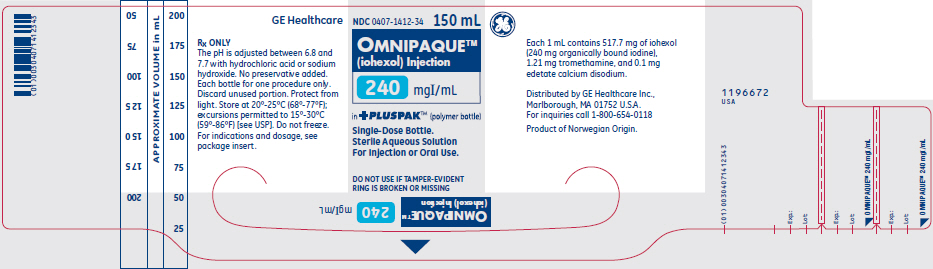 PRINCIPAL DISPLAY PANEL - 240 mgI/mL Bottle Label