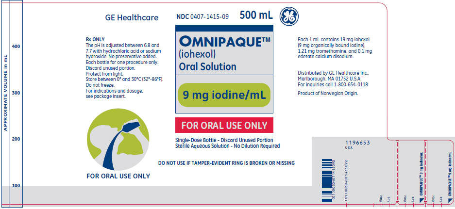PRINCIPAL DISPLAY PANEL - 9 mg iodine/mL Bottle Label