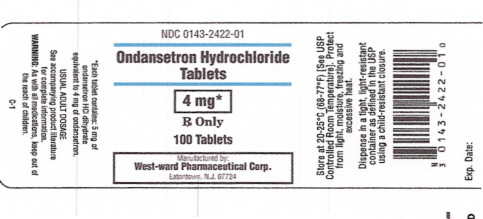 Ondansetron Hydrochloride Tablets 4 mg/100 Tablets