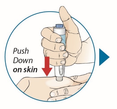Autoinjector push down