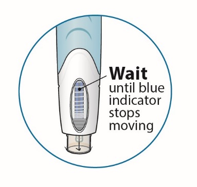 Autoinjector wait for indicator