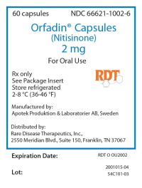 Orfadin 2 mg box label Sep2010