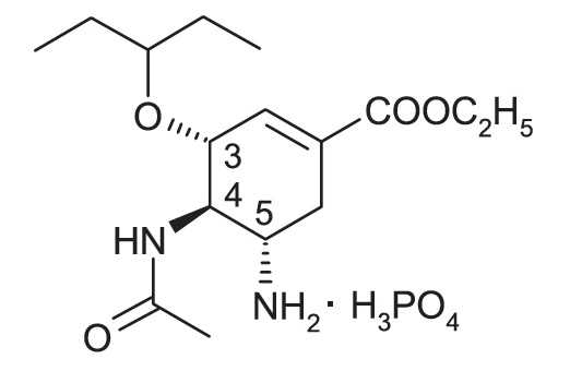 oseltamivir-phosphate-structure