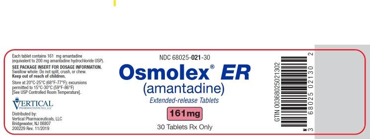 Osmolex ER 161 mg 30ct Bottle Label