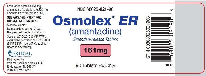 Osmolex ER 161 mg 90ct Bottle Label