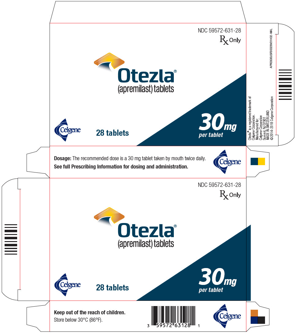 Principal Display Panel - 30 mg Tablet Blister Pack Carton - NDC: 59572-631-28