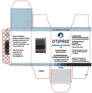 PRINCIPAL DISPLAY PANEL
NDC 0268-8200-01
Rx Only
OTIPRIO
