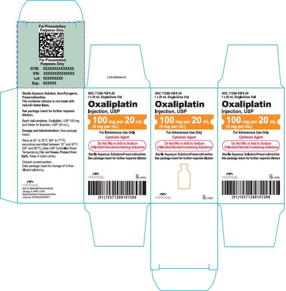 Principal Display Panel - Oxaliplatin Injection, USP 100 mg Carton
