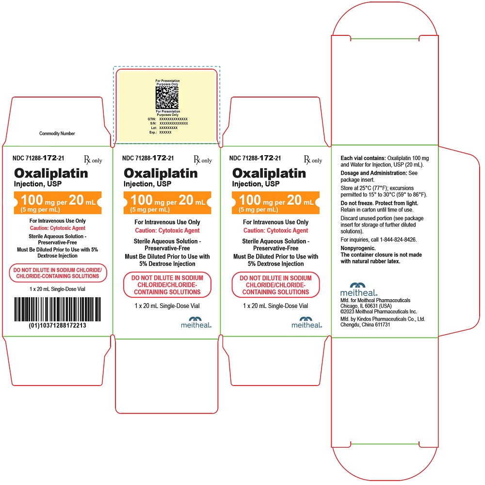 PRINCIPAL DISPLAY PANEL – Oxaliplatin Injection, USP 100 mg Carton