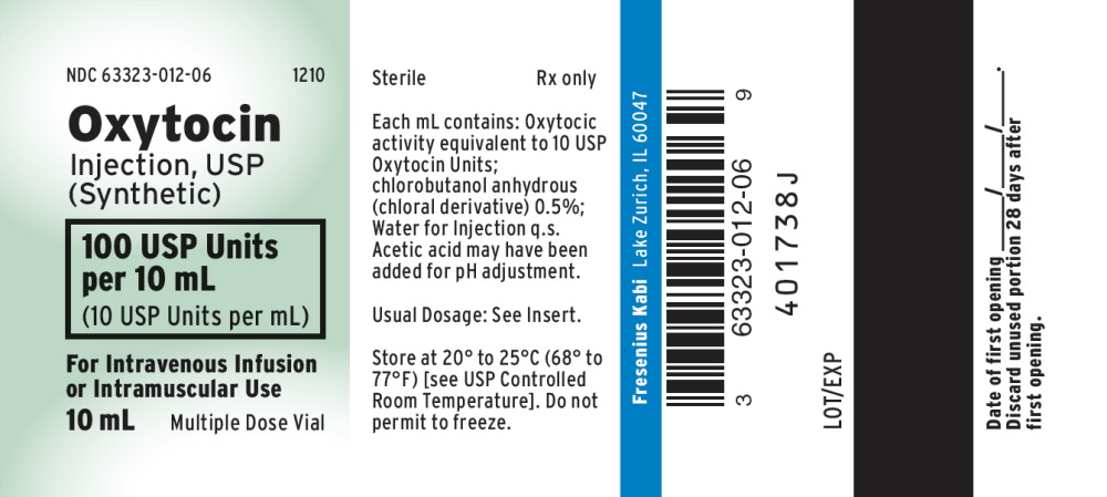PACKAGE LABEL – PRINCIPAL DISPLAY – Oxytocin 10 mL Multiple Dose Vial Label
