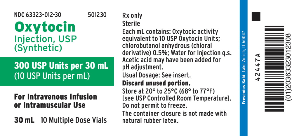 PACKAGE LABEL – PRINCIPAL DISPLAY – Oxytocin 1 mL Single Dose Vial Label
