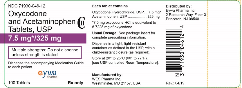 Is Oxycodone And Acetaminophen Oxycodone Hydrochloride 7.5 Mg, Acetaminophen 7.5 Mg safe while breastfeeding
